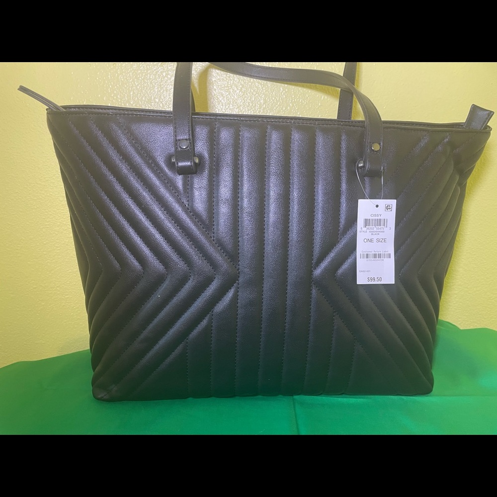 I.N.C. For Macy’s Cissy tote NWT black laptop/work tote